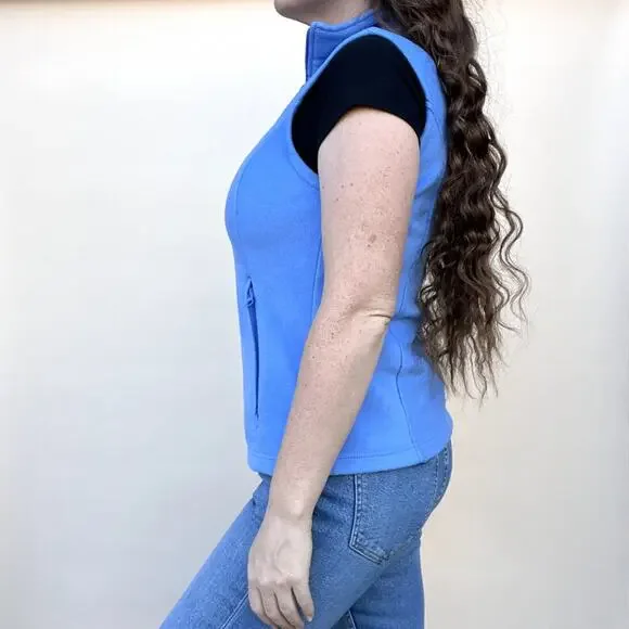 Women's Columbia Sawyer Rapids 2.0 Blue Fleece Vest Size S - Picture 3 of 7